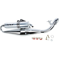 FLY RACING SCOOTER EXHAUST SYSTEM CHROME P/N 0923003C