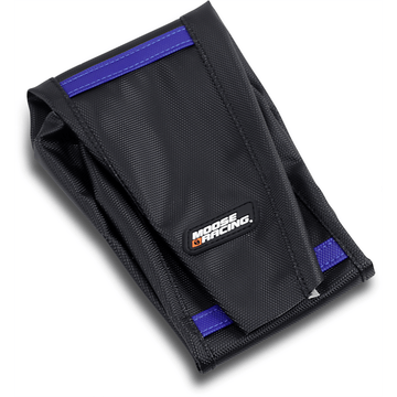 MOOSE RACING Ribbed Seat Cover Black Cover/Blue Ribs Husqvarna