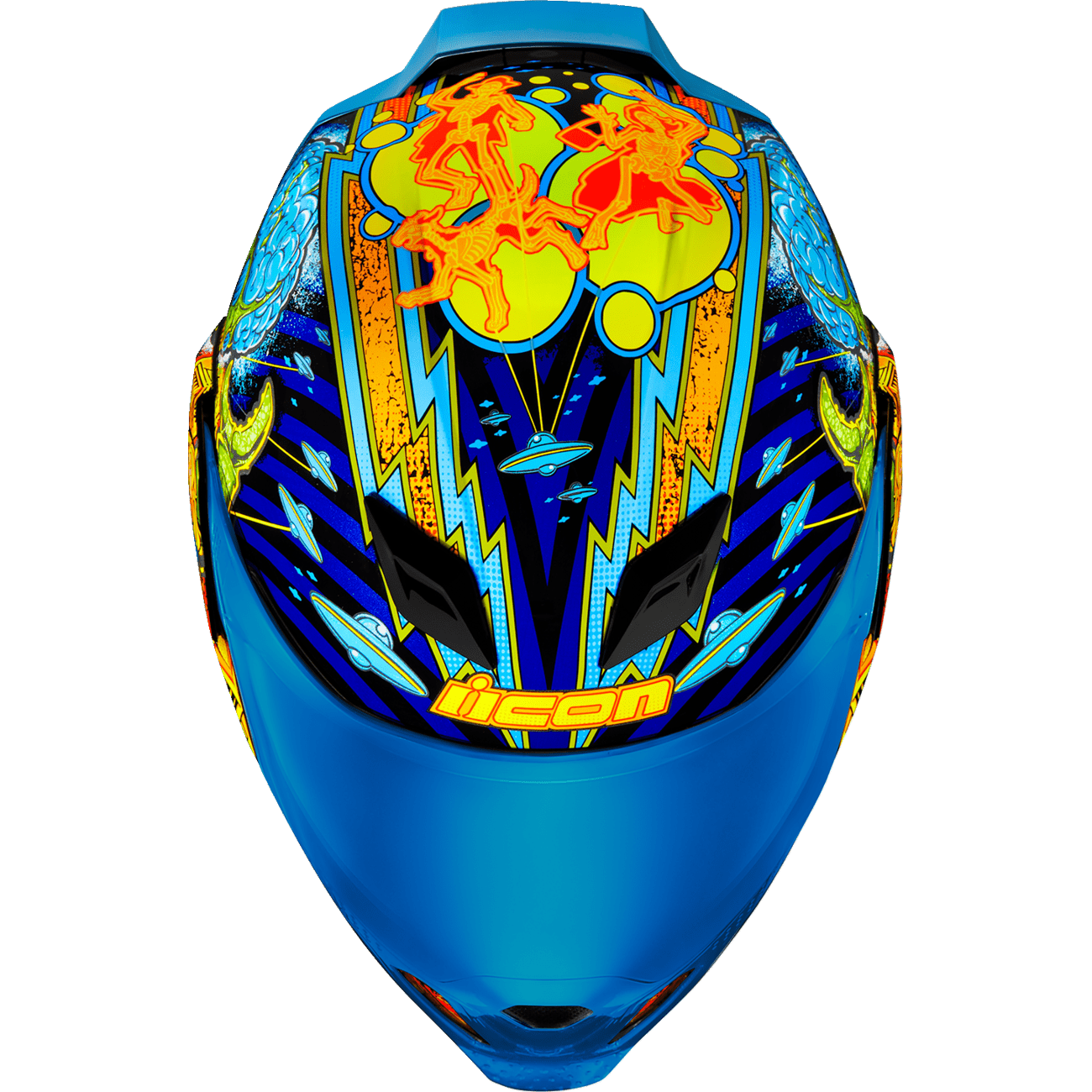 ICON Airflite™ Helmet Bugoid Blitz Blue Medium