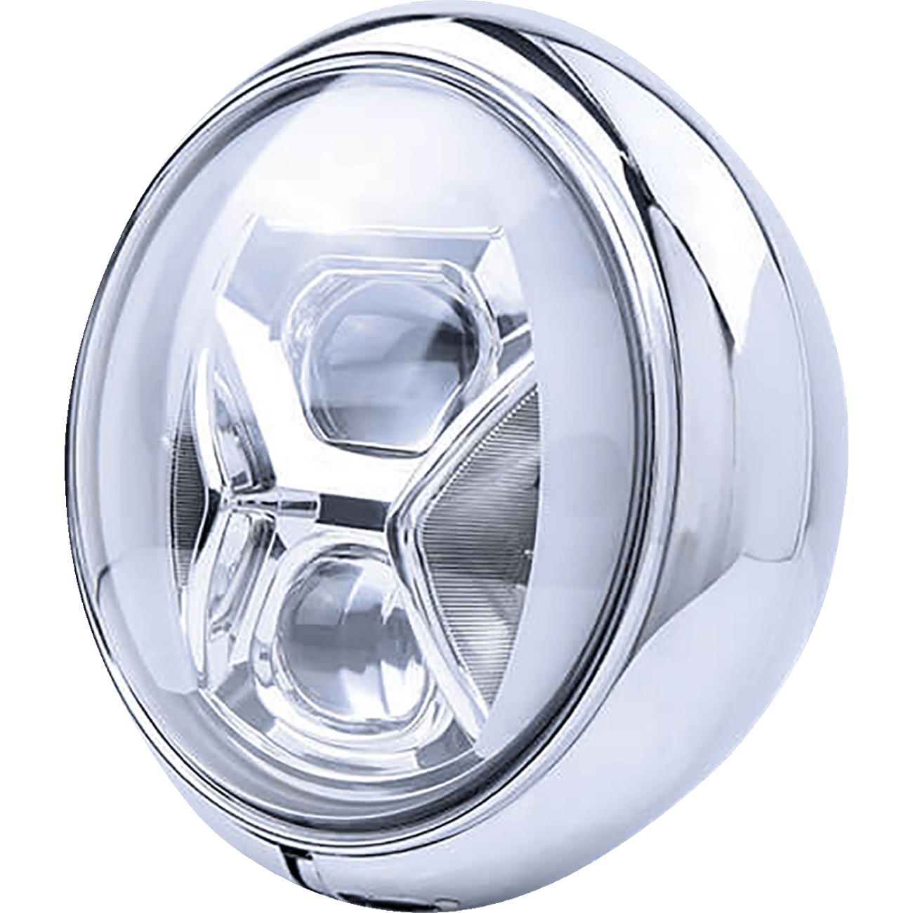 HIGHSIDER Adaptive Headlight with Housing 7" Chrome 223240