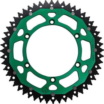 MOOSE RACING Dual Sprocket Green 52 Tooth