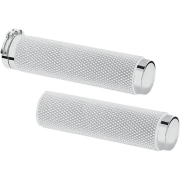 PINGEL Grips Knurled Chrome 62196