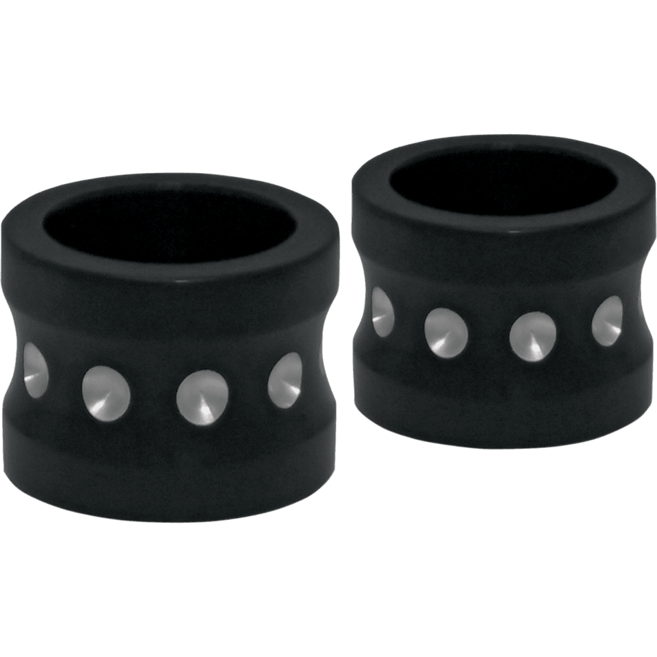 COVINGTONS Axle Spacer Dimpled Black Non-ABS FLT C0013B