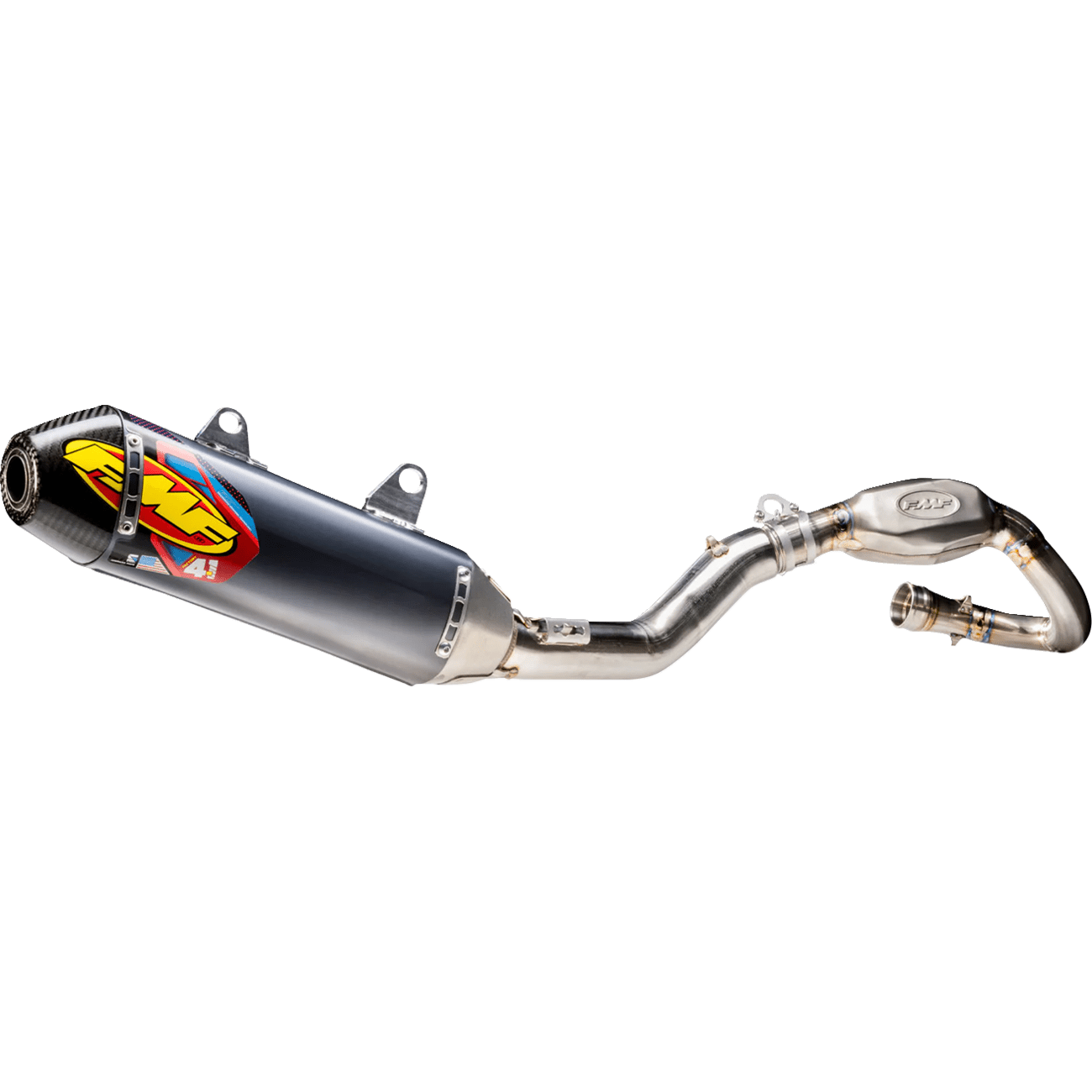 FMF Factory 4.1 RCT Exhaust System Stainless Steel Carbon End Cap 042405