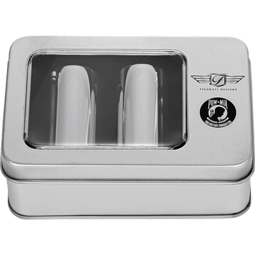 FIGURATI DESIGNS Docking Hardware Covers POW MIA Long Stainless Steel FD50DC2545SS