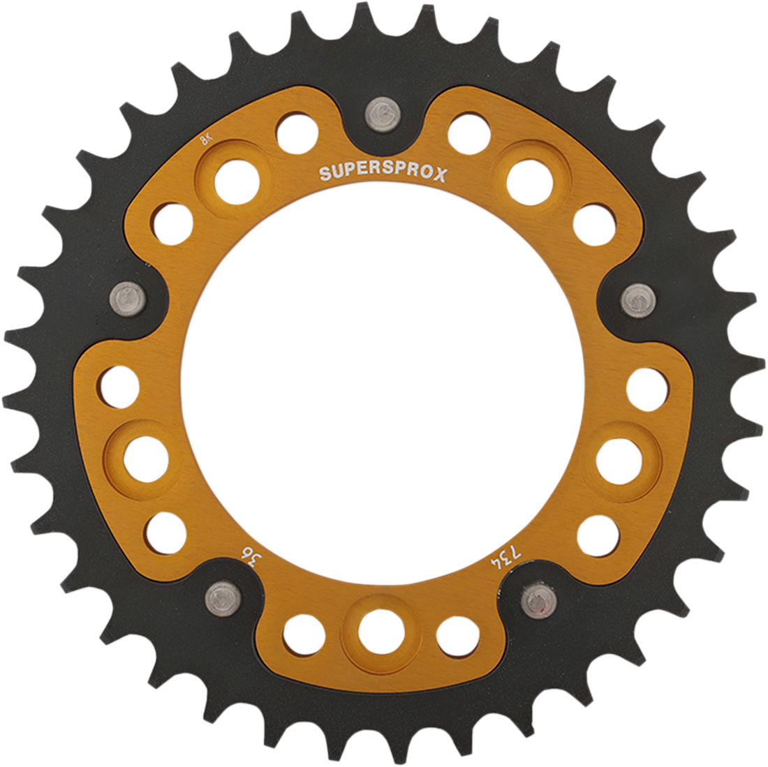 SUPERSPROX Stealth Rear Sprocket 36 Tooth Gold Ducati RST74436GLD