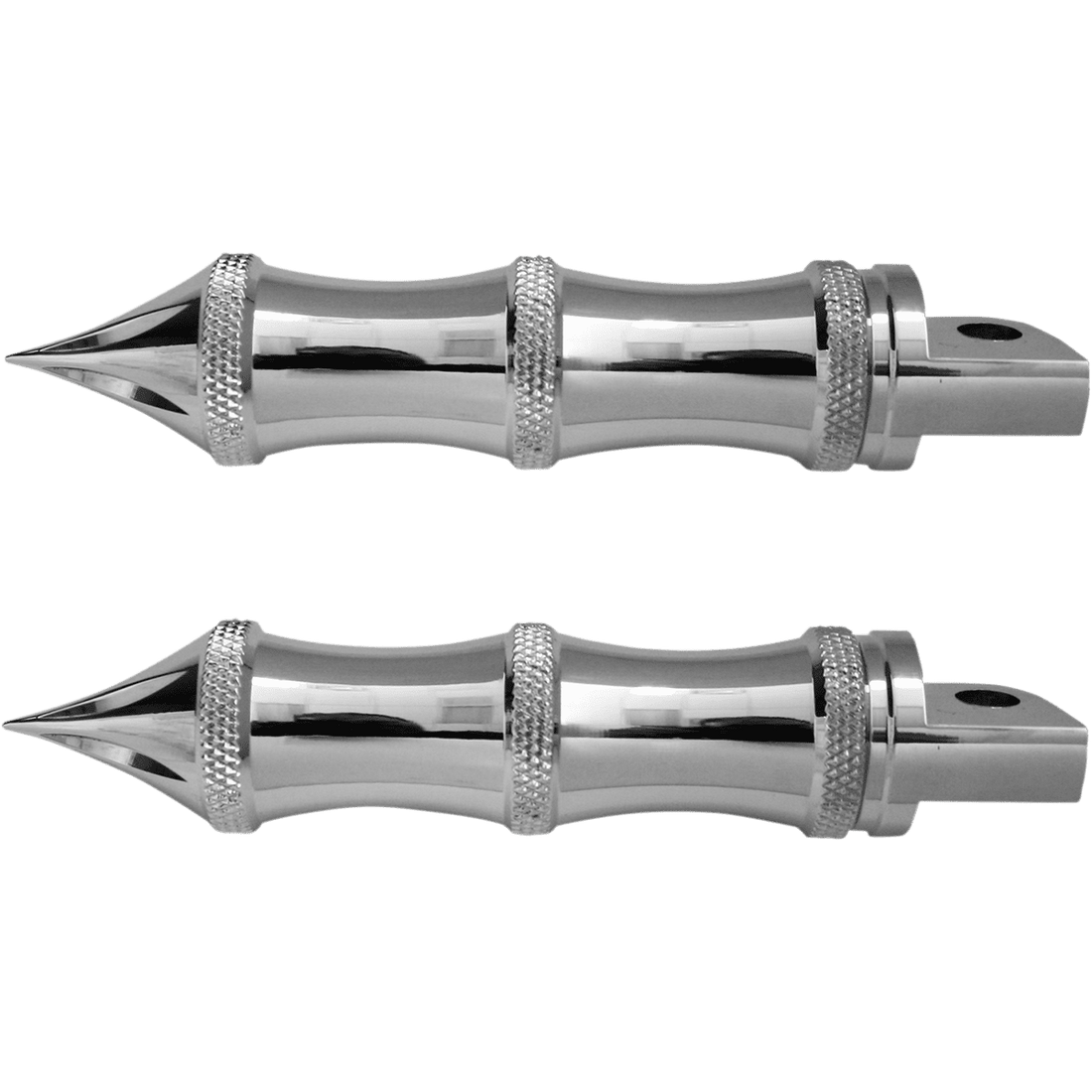 ACCUTRONIX Tribal Footpegs Male Mount Chrome RP111LC