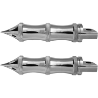 ACCUTRONIX Tribal Footpegs Male Mount Chrome RP111LC