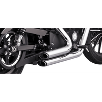 VANCE & HINES Shortshots Staggered Exhaust System Chrome 17329