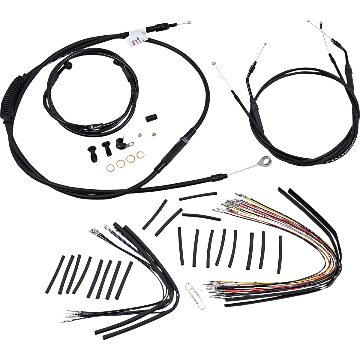 BURLY BRAND Control Kit 16" Ape Hanger Handlebars B301047