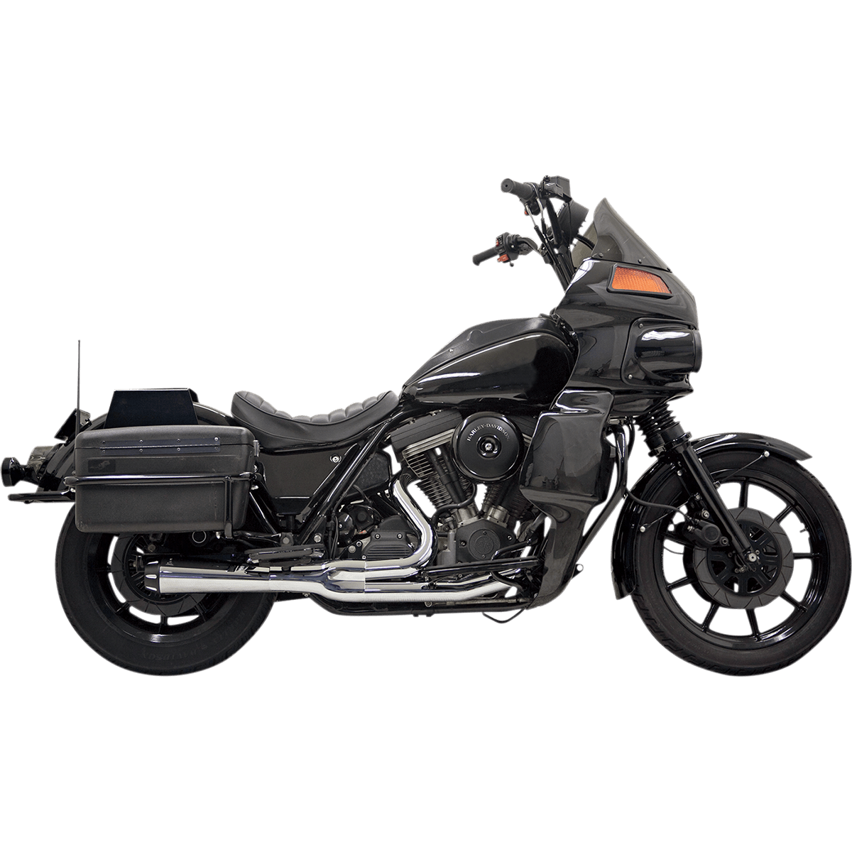 BASSANI XHAUST Road Rage 2:1 Exhaust Chrome FXR 1FXRF