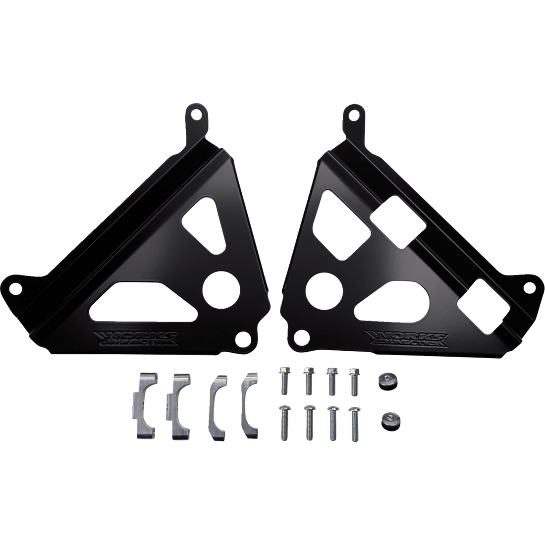 WORKS CONNECTION Radiator Brace Set Black Yamaha 18B181