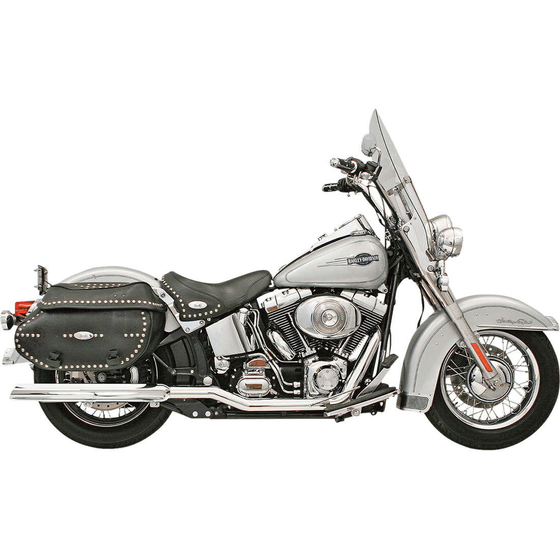 BASSANI XHAUST Tru Dual Exhaust '07-'17 Softail SFT212