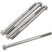 DIAMOND ENGINEERING Bolt 12-Point 1/4"-20 x 4"