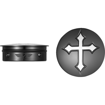 FIGURATI DESIGNS Swing Arm Covers Cross Custom Black FD41CROSSBLK