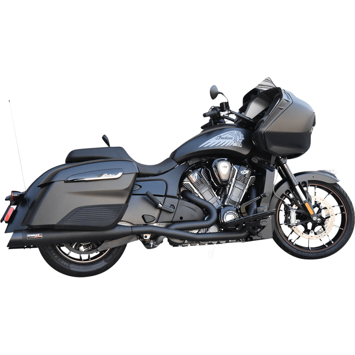 BASSANI XHAUST Exhaust Dual Challenger Black 8H16SB