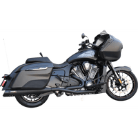 BASSANI XHAUST Exhaust Dual Challenger Black 8H16SB