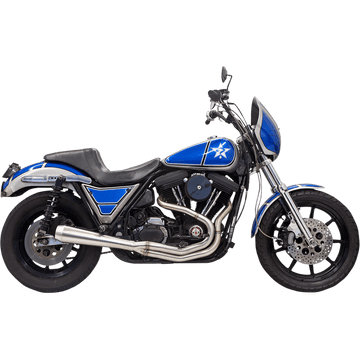 BASSANI XHAUST Road Rage 3 Exhaust Stainless Steel 1FXRSS