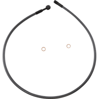 MAGNUM SHIELDING Brake Line Front 10 mm 180° 36" KARBONFIBR AS77636