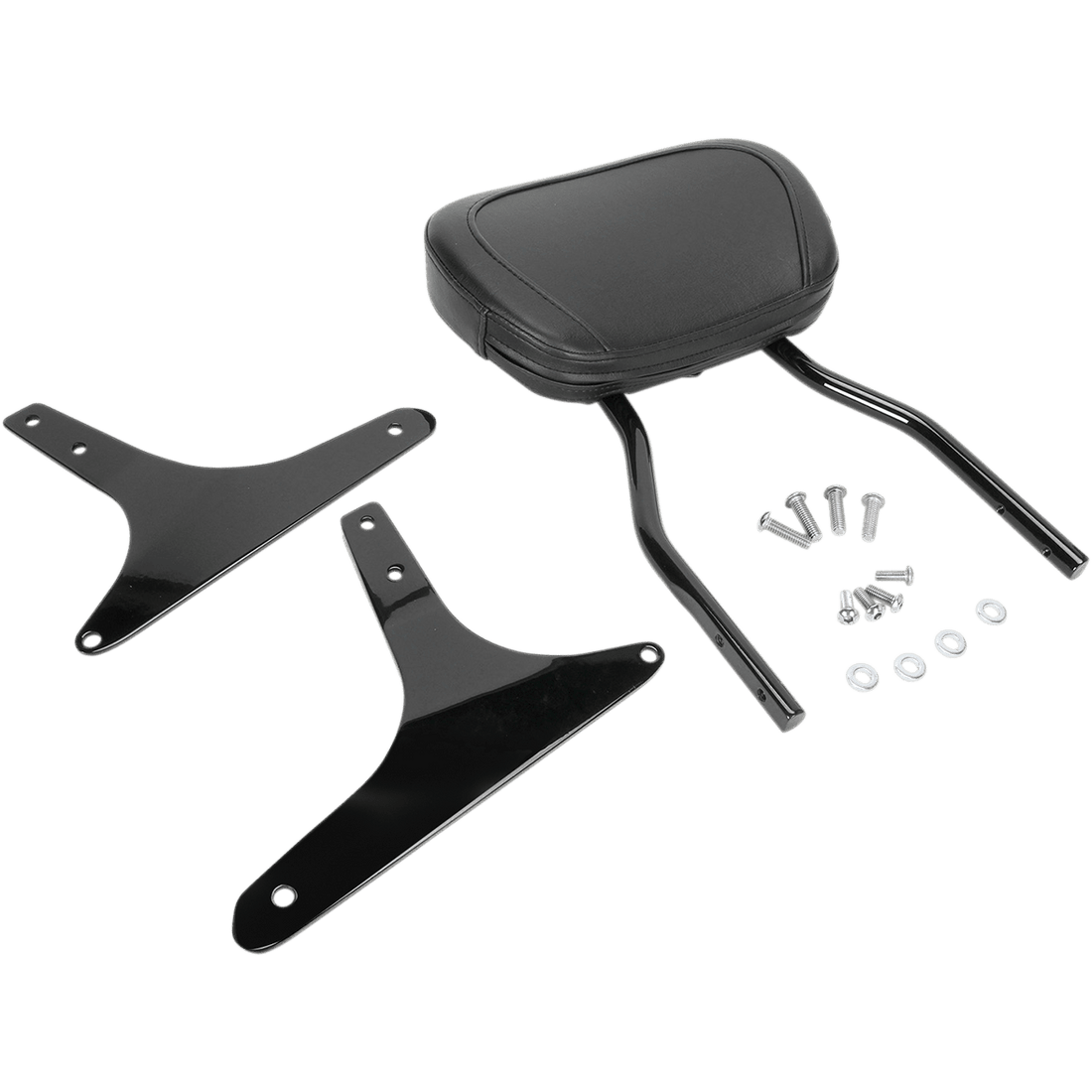 COBRA Round Sissy Bar Short Black Softail 6021251B