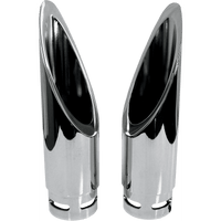 BARON Family Jewel Exhaust Tip Chrome Xtreme Slash BA110000