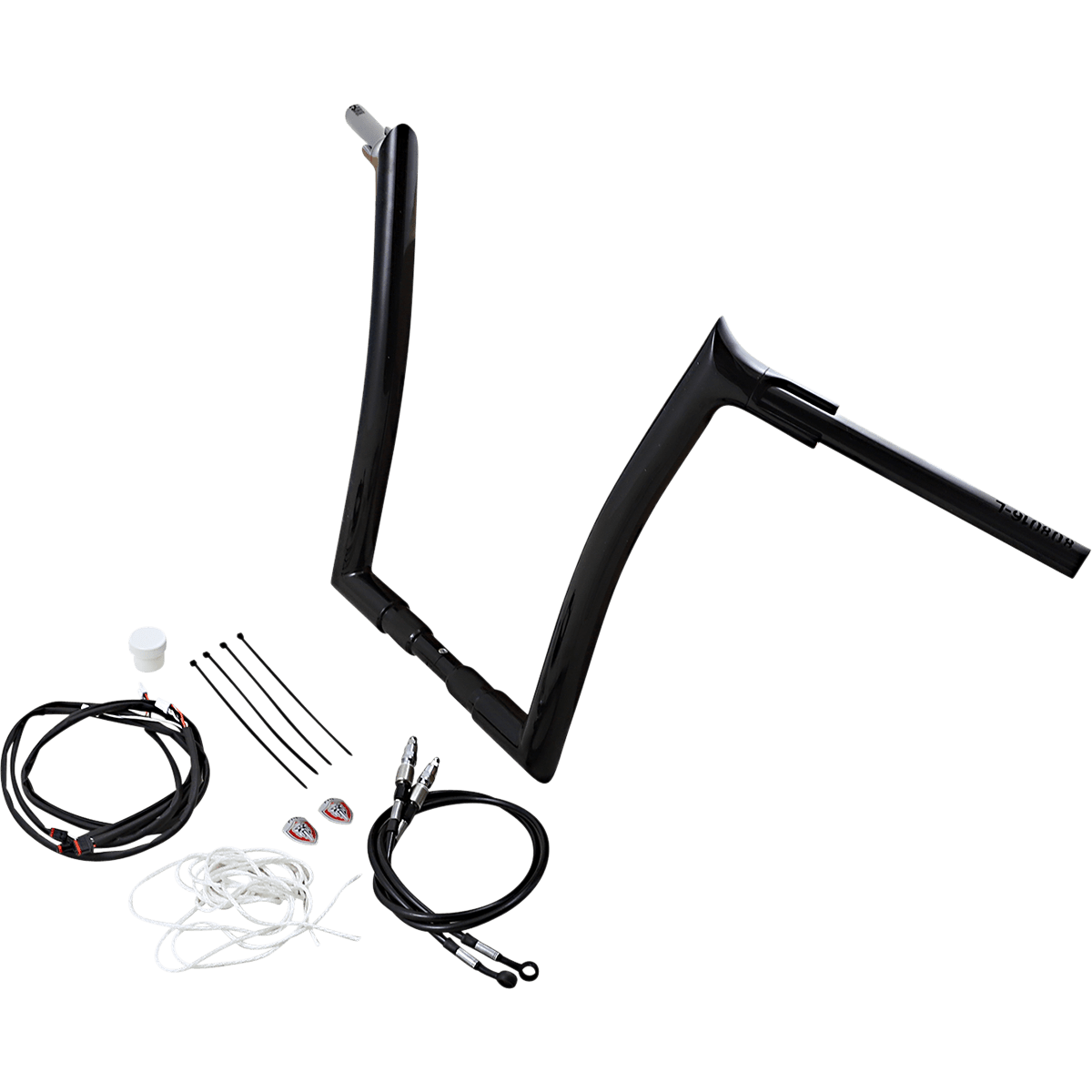 FAT BAGGERS INC. Handlebar Kit Pointed Top 16" Black 809616B