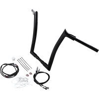 FAT BAGGERS INC. Handlebar Kit Pointed Top 16" Black 809616B