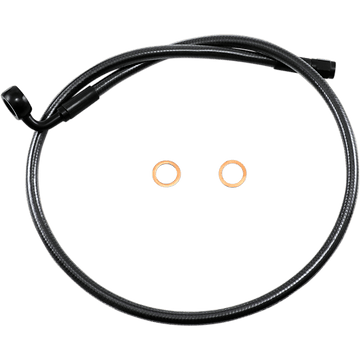 MAGNUM SHIELDING Brake Line 12mm-90° 30" Black Pearl AS478030