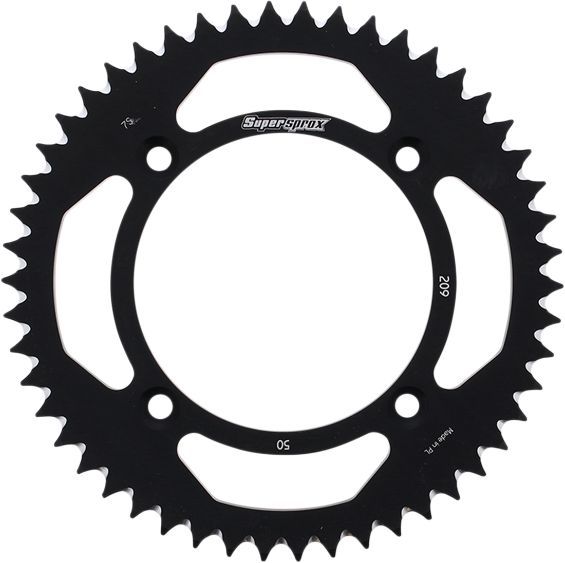 SUPERSPROX Rear Sprocket Black Honda 50 Tooth