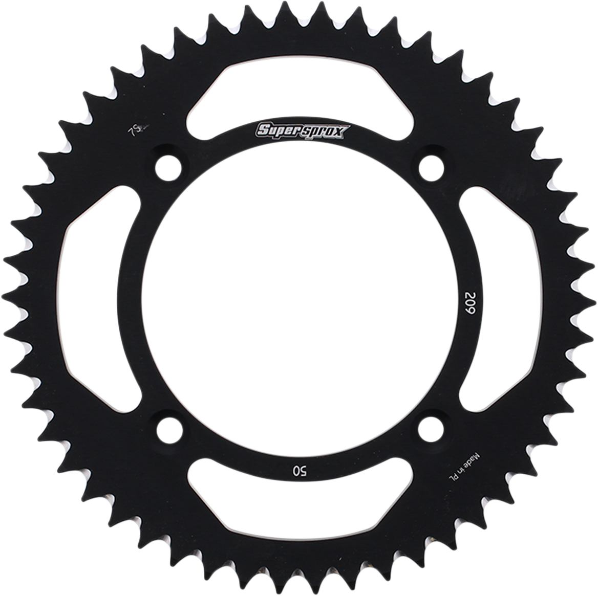 SUPERSPROX Rear Sprocket Black Honda 50 Tooth