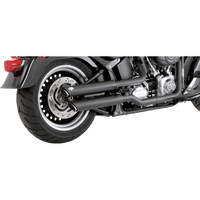 VANCE & HINES 3" Twin Slash Slip-On Mufflers Black 46343