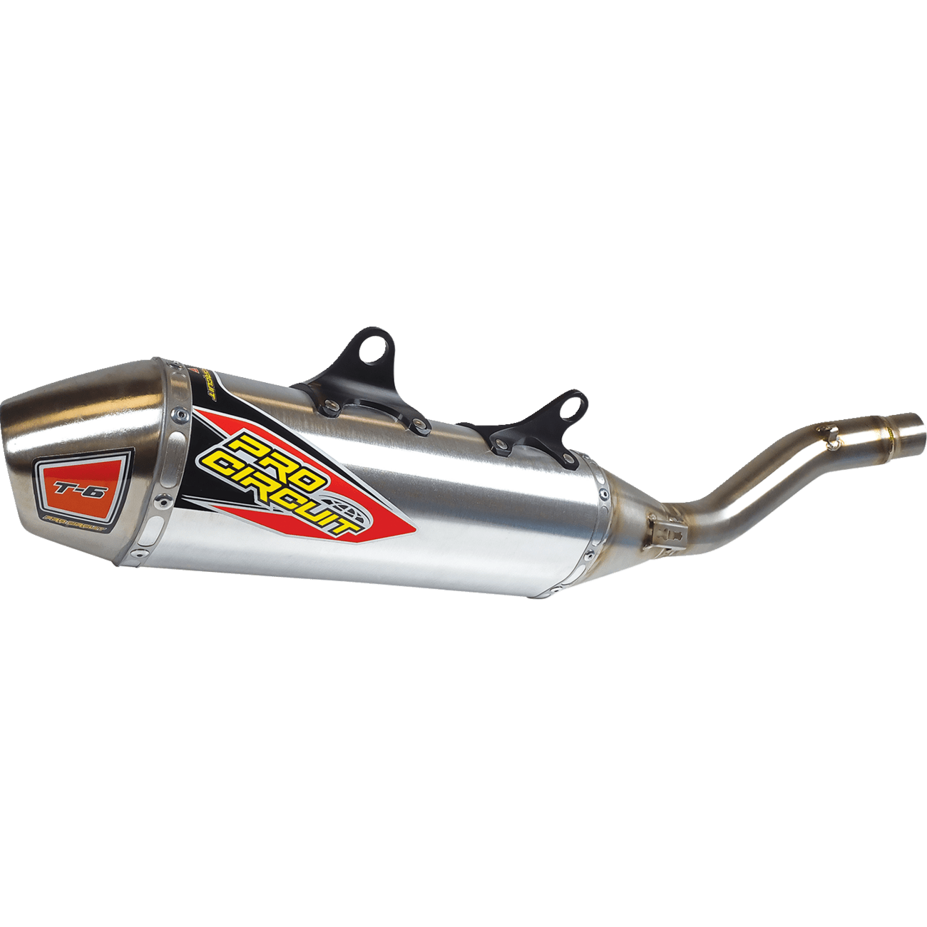 PRO CIRCUIT T-6 Slip-On Muffler Stainless Steel 0152245A