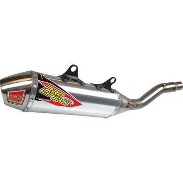 PRO CIRCUIT T-6 Slip-On Muffler Stainless Steel 0152245A