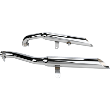 COBRA Slashcut Mufflers Chrome XV750/1100 2165SC