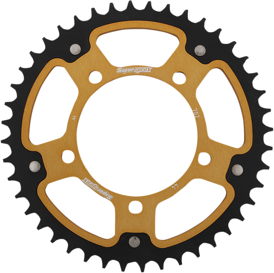 SUPERSPROX Stealth Rear Sprocket 44 Tooth Gold Aprilia RST70244GLD