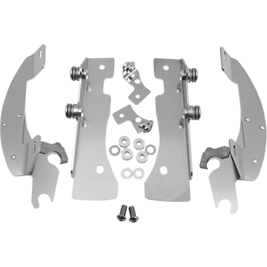 MEMPHIS SHADES Batwing Trigger Lock Mounting Kit XV 1600/1700 Polished MEK1906