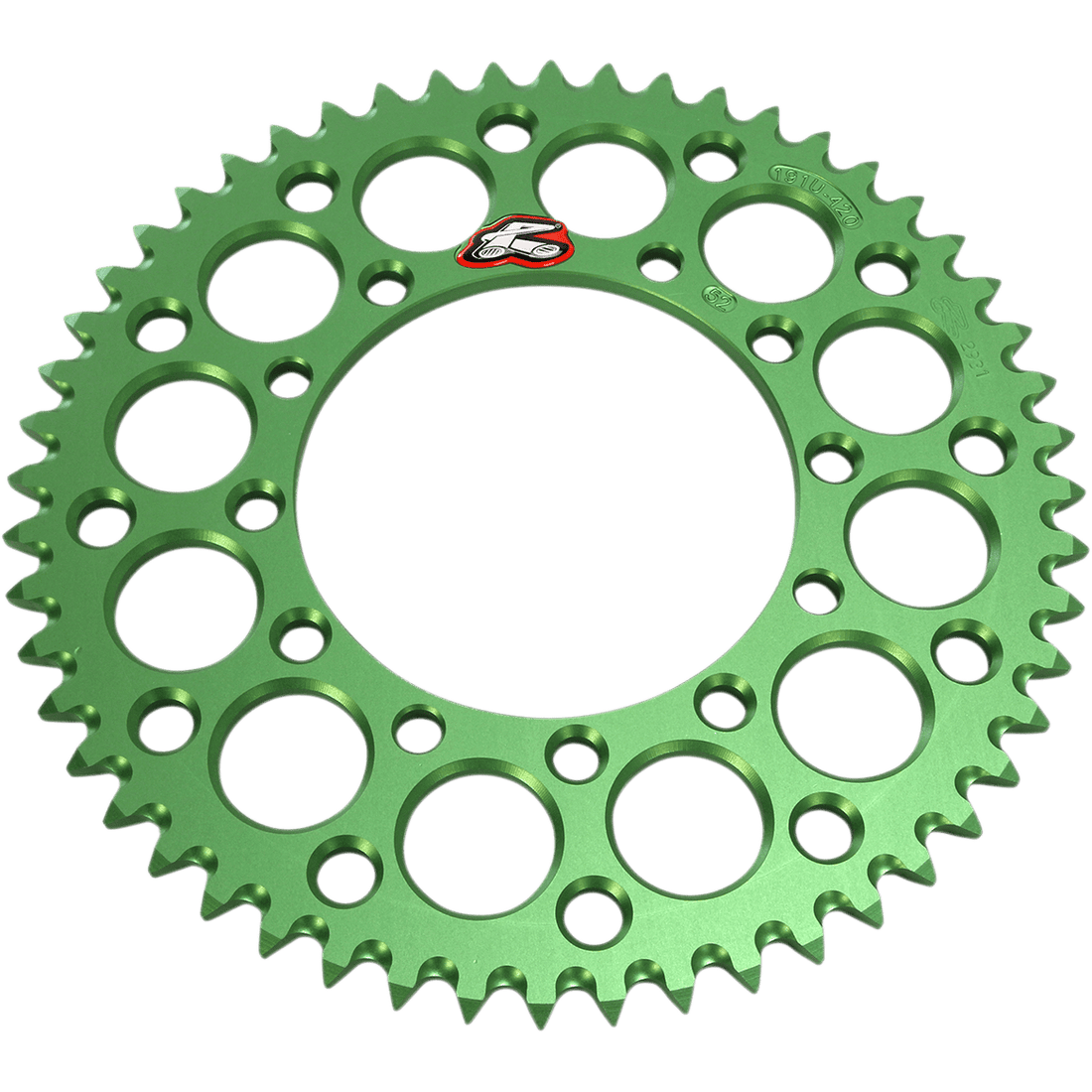 RENTHAL Sprocket Kawasaki Green 52 Tooth 191U42052GEGN