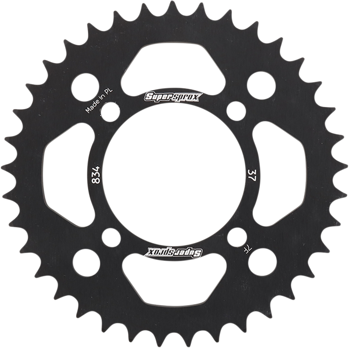 SUPERSPROX Rear Sprocket Black Yamaha 37 Tooth