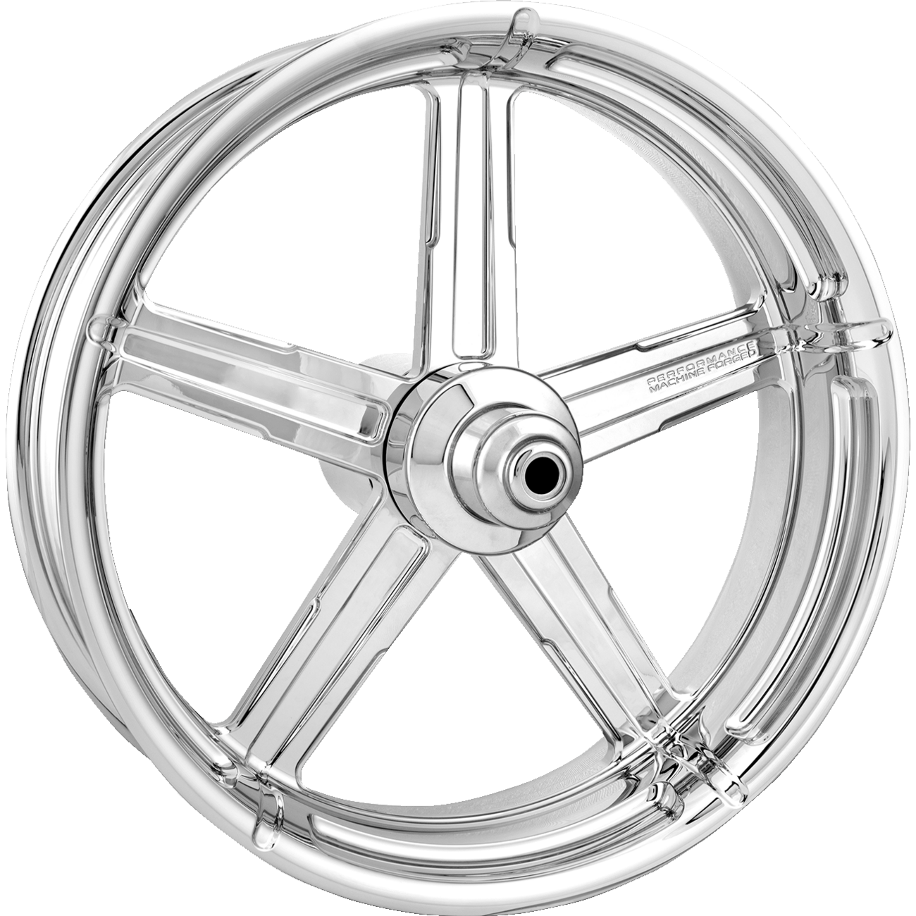 PERFORMANCE MACHINE PM Wheel Formula Rear Single Disc/with ABS Chrome 18x5.5 '09+ FL 12697814FRMCH