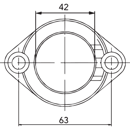 KIMPEX Carburetor Mounting Flange Polaris