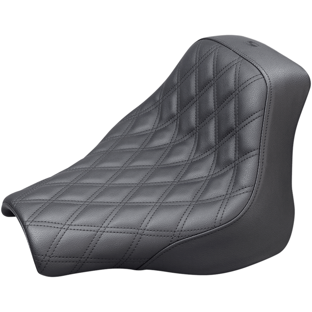 SADDLEMEN Renegade Solo Seat Lattice Stitched Black FXFB '18-'19 81828002LS