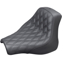 SADDLEMEN Renegade Solo Seat Lattice Stitched Black FXFB '18-'19 81828002LS