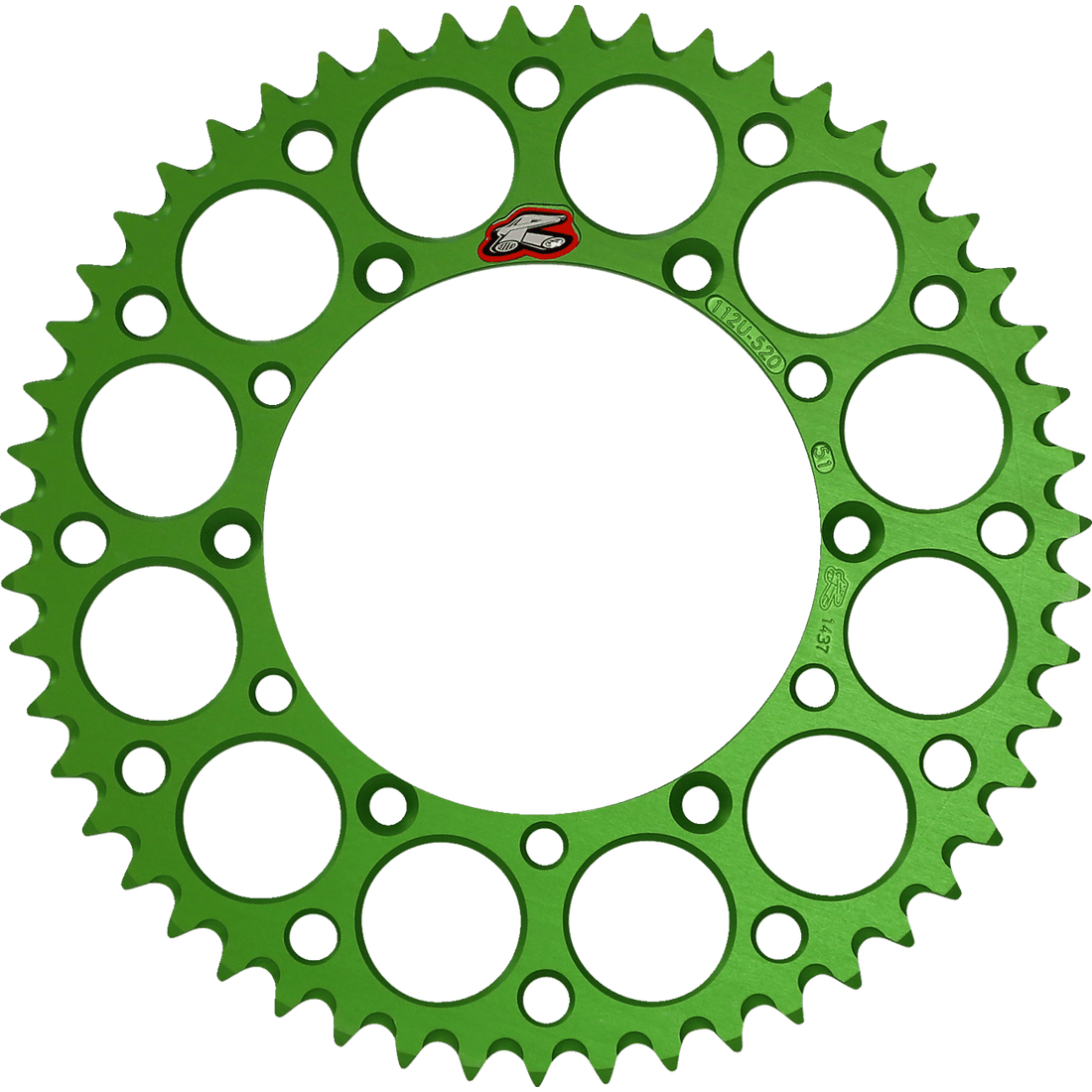 RENTHAL Sprocket Kawasaki Green 51 Tooth 112U52051GEGN