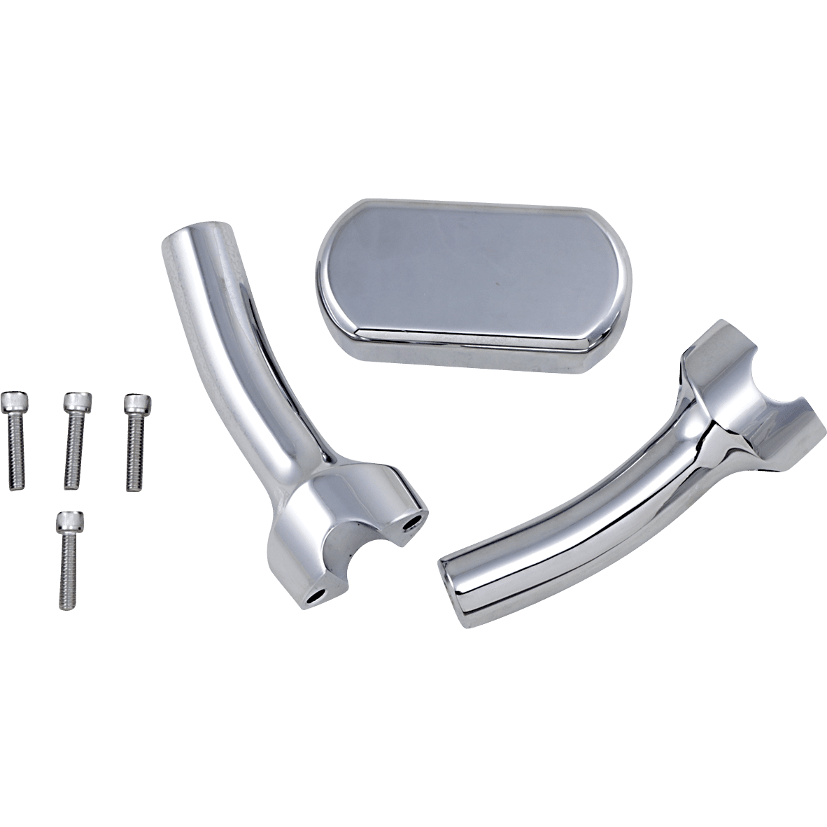 LA CHOPPERS Risers Solid Top 5-1/2" Chrome LA744205