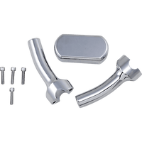 LA CHOPPERS Risers Solid Top 5-1/2" Chrome LA744205