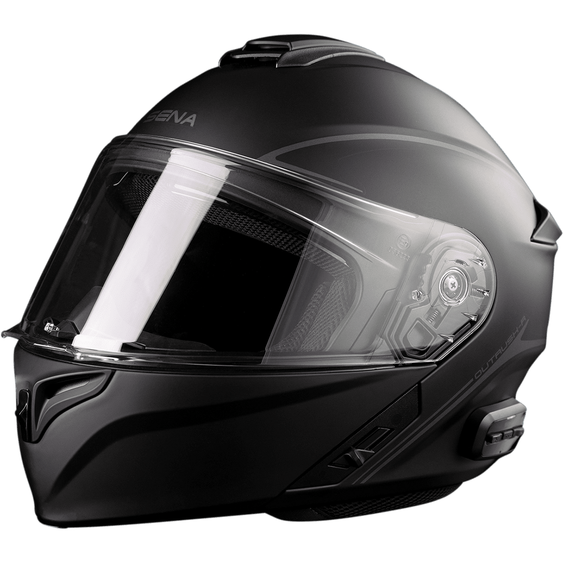 SENA Outrush R Helmet Black Small OUTRUSHRMB00S3