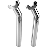 DRAG SPECIALTIES Risers Pullback 8-1/2" Chrome