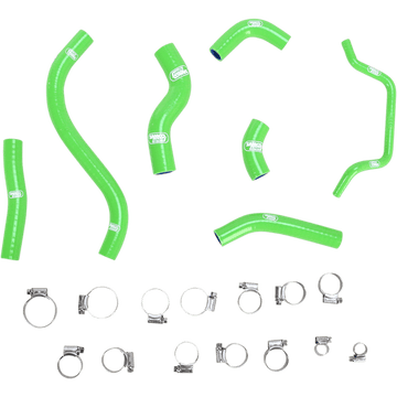 MOOSE RACING OEM Fit Radiator Hose Kit Green Kawasaki TCSKAW59GR