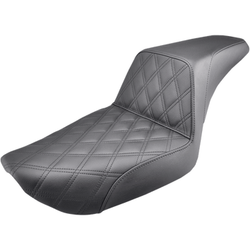 SADDLEMEN Step-Up Seat Front Lattice Stitch Black Dyna 89604172