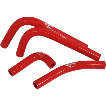 CV4 Performance Radiator Hose Kit Red Kawasaki